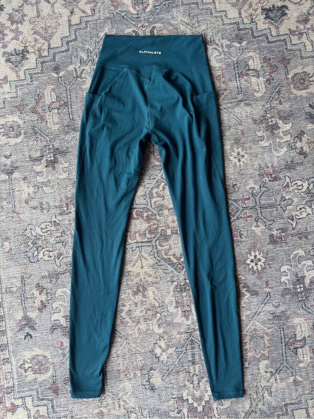 Alphalete Women’s Teal Pocket High-Waist Leggings